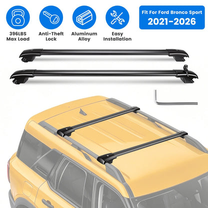 Roof Rack Cross Bars for Ford Bronco Sport 2021-2026