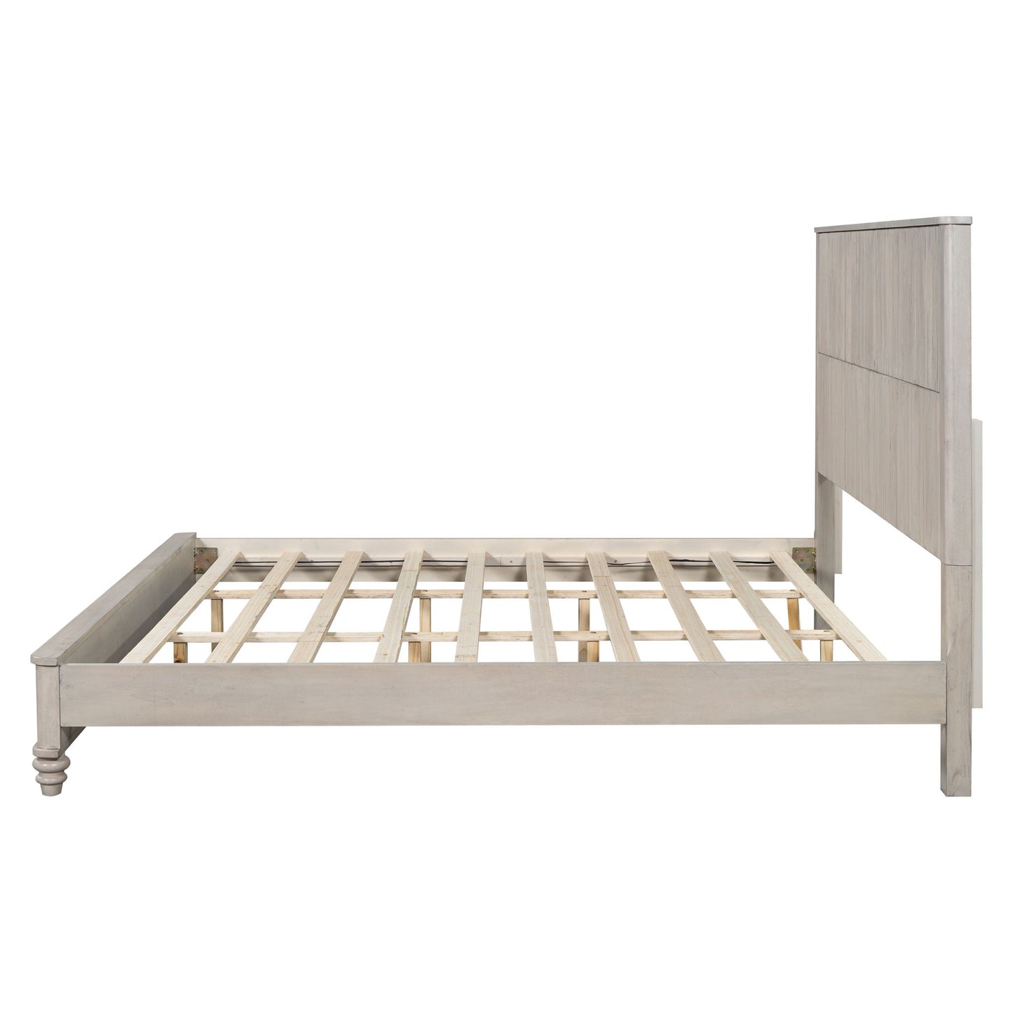 Platform Bed Frame & Tall Headboard