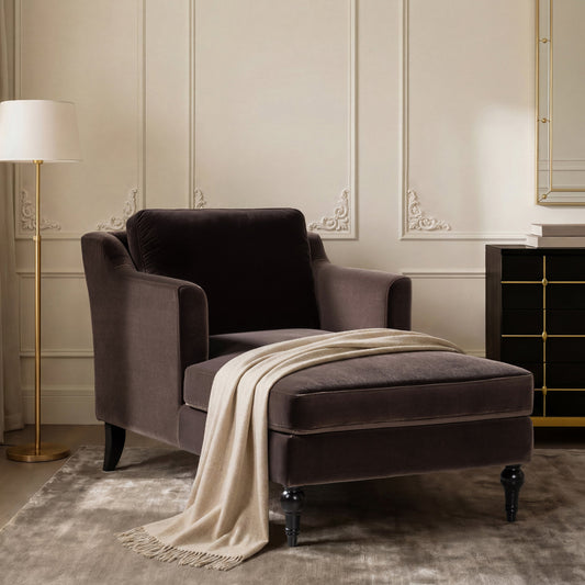 Josephine 60" Upholstered Chaise Lounge, Deep