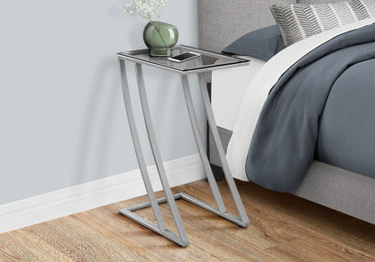 Accent Table C-Shaped with Sturdy Construction