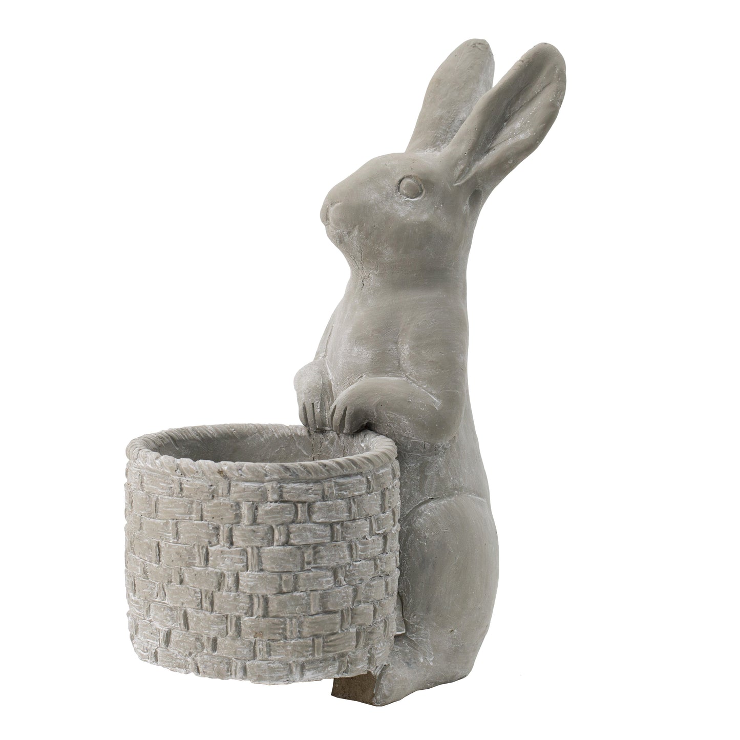 Meridian Trade Co Decorative Cement Rabbit Planter