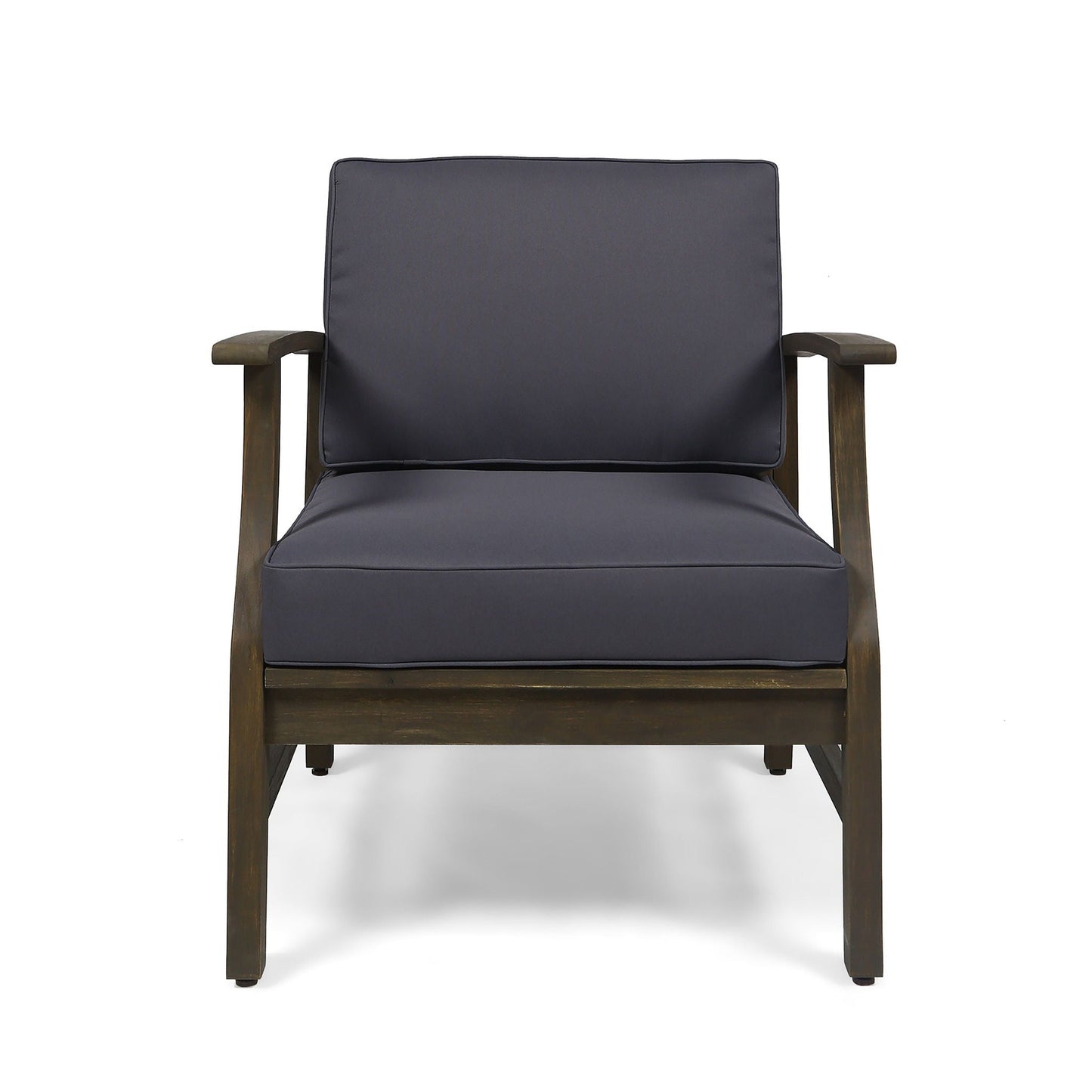 Perla Contemporary Club Chair with Water Resistant Cushion