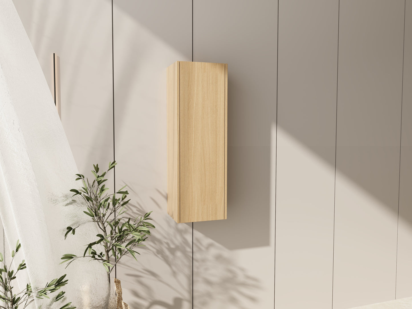 12 Inch Small Wall Mounted Side Cabinet