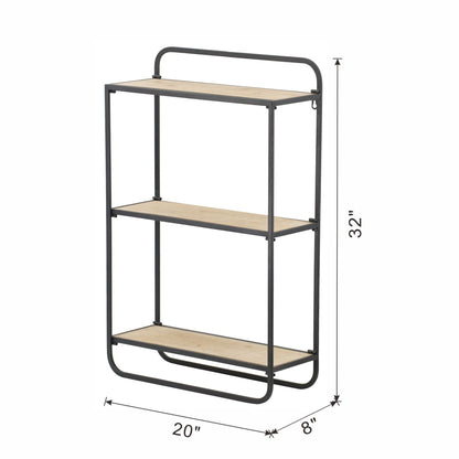 Wall Shelf - Black Brown