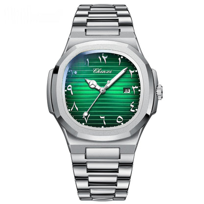 Classic Stainless Steel Quartz Watch For Men