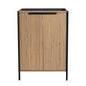 Contemporary Freestanding Bathroom Vanity With Adjustable Shelves
