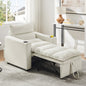 Sleeper Sofa Chair Bed - Convertible 3-in-1 Design