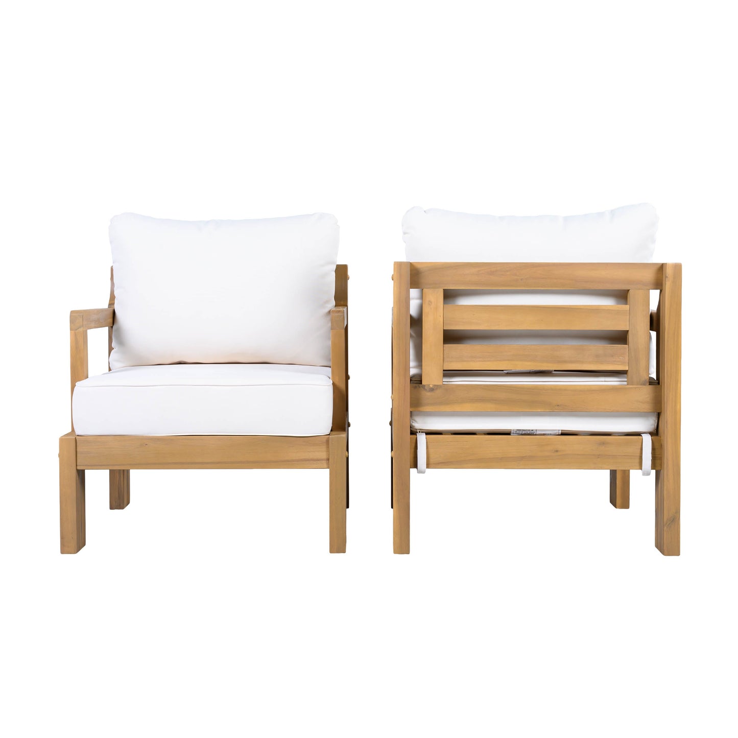 Outdoor Acacia Patio Chair (Set of 2)