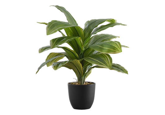 17" Tall Artificial Dracaena Plant, Indoor Faux Greenery