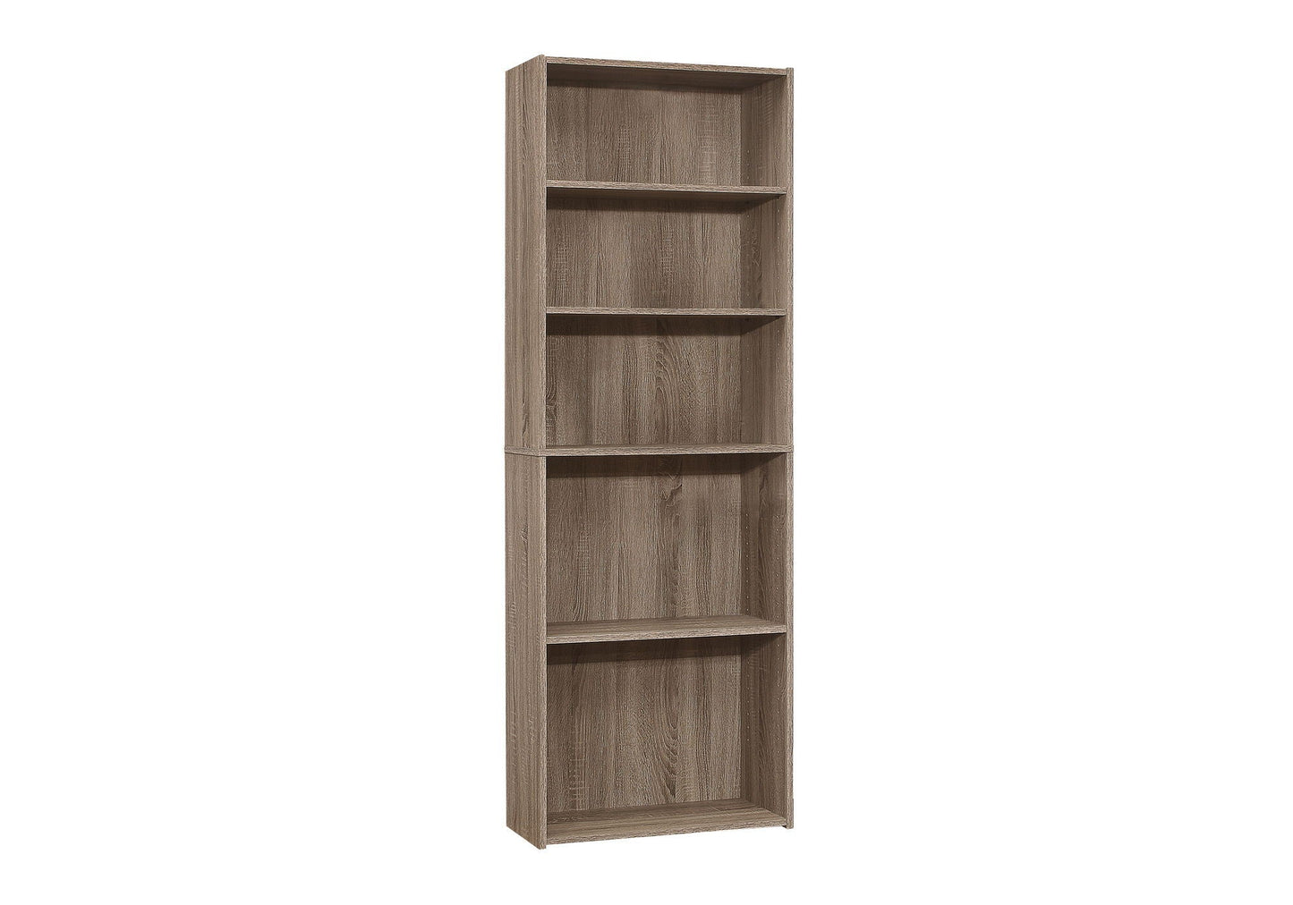 6-Tier Transitional Bookshelf for Office