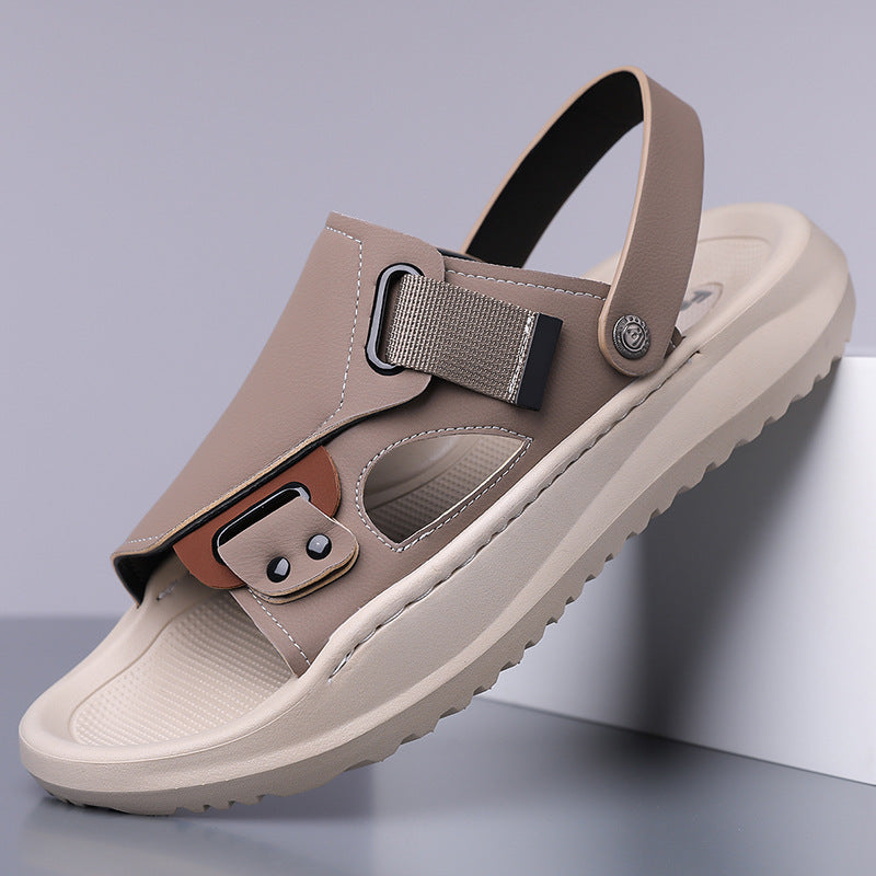 Extra-large Size Sandals For Men Summer New Arrival Soft-soled And Casual