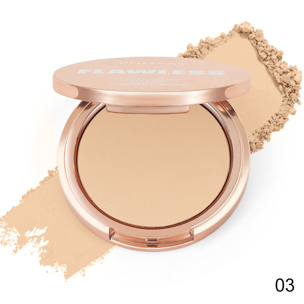 PHOFAY Matte Setting Pressed Powder