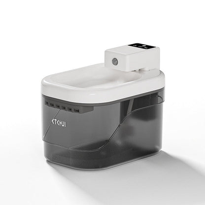 Cat Water Fountain With Smart Motion-sensing Water Dispensing And Quiet Filtration