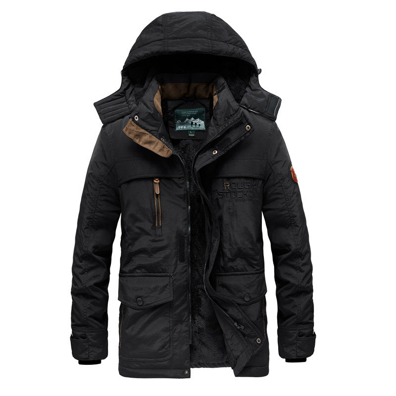 Thick Loose Young Brown Cotton Clothes