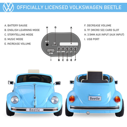 Volkswagen Electric Kids Ride-On Car 6V Battery Powered Toy