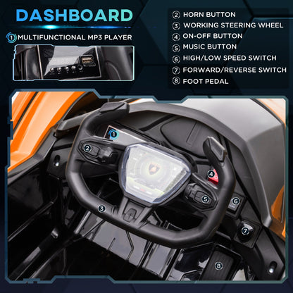12V Lamborghini Kids Ride-On Sports Car with Remote Control