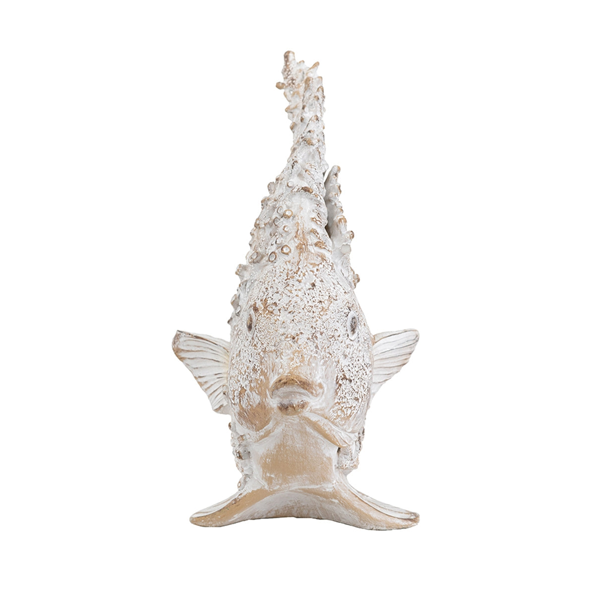 11x6.3x9.8" Decorative Polyresin Angelfish Sculpture