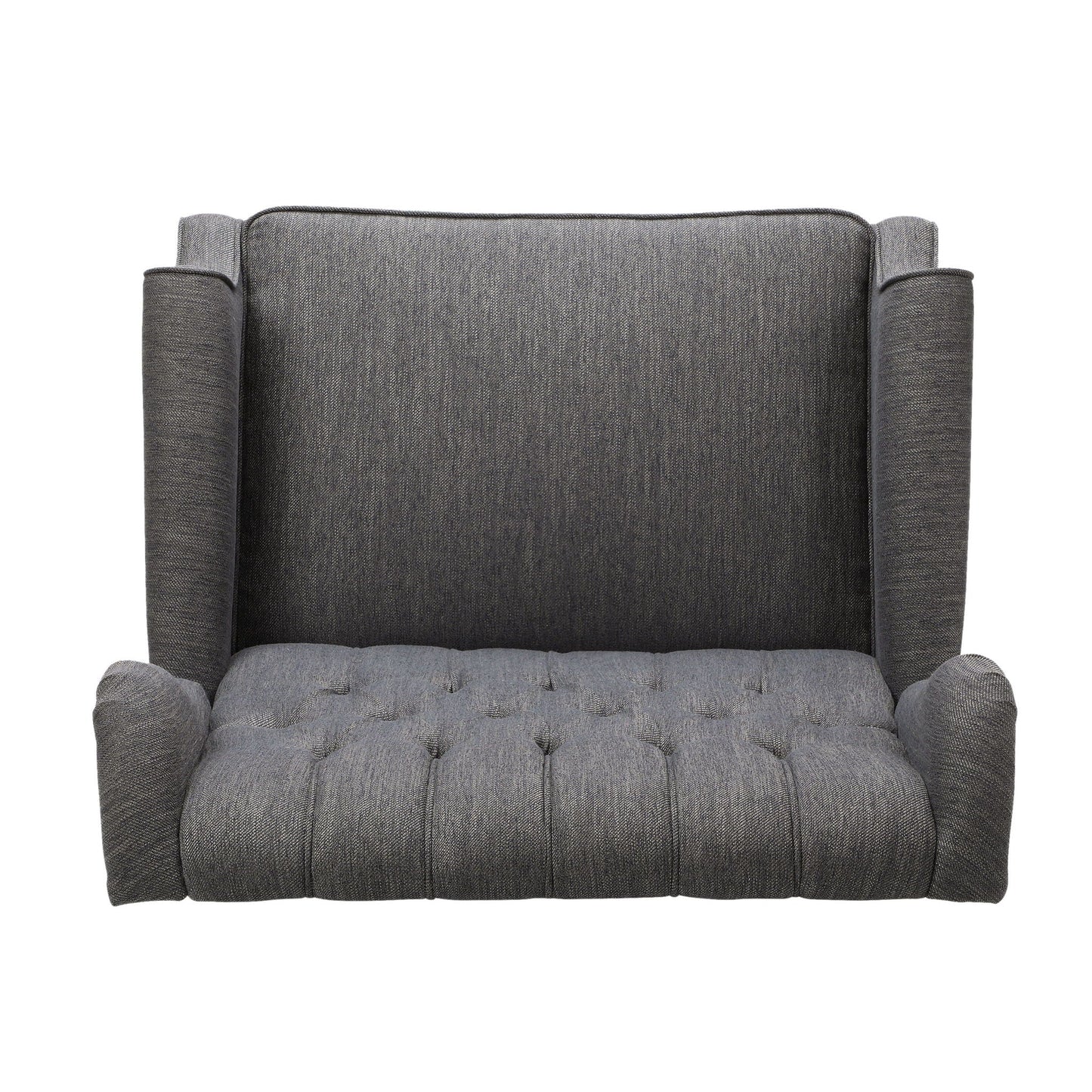 Dunham Contemporary Fabric Tufted Oversized Pushback Recliner