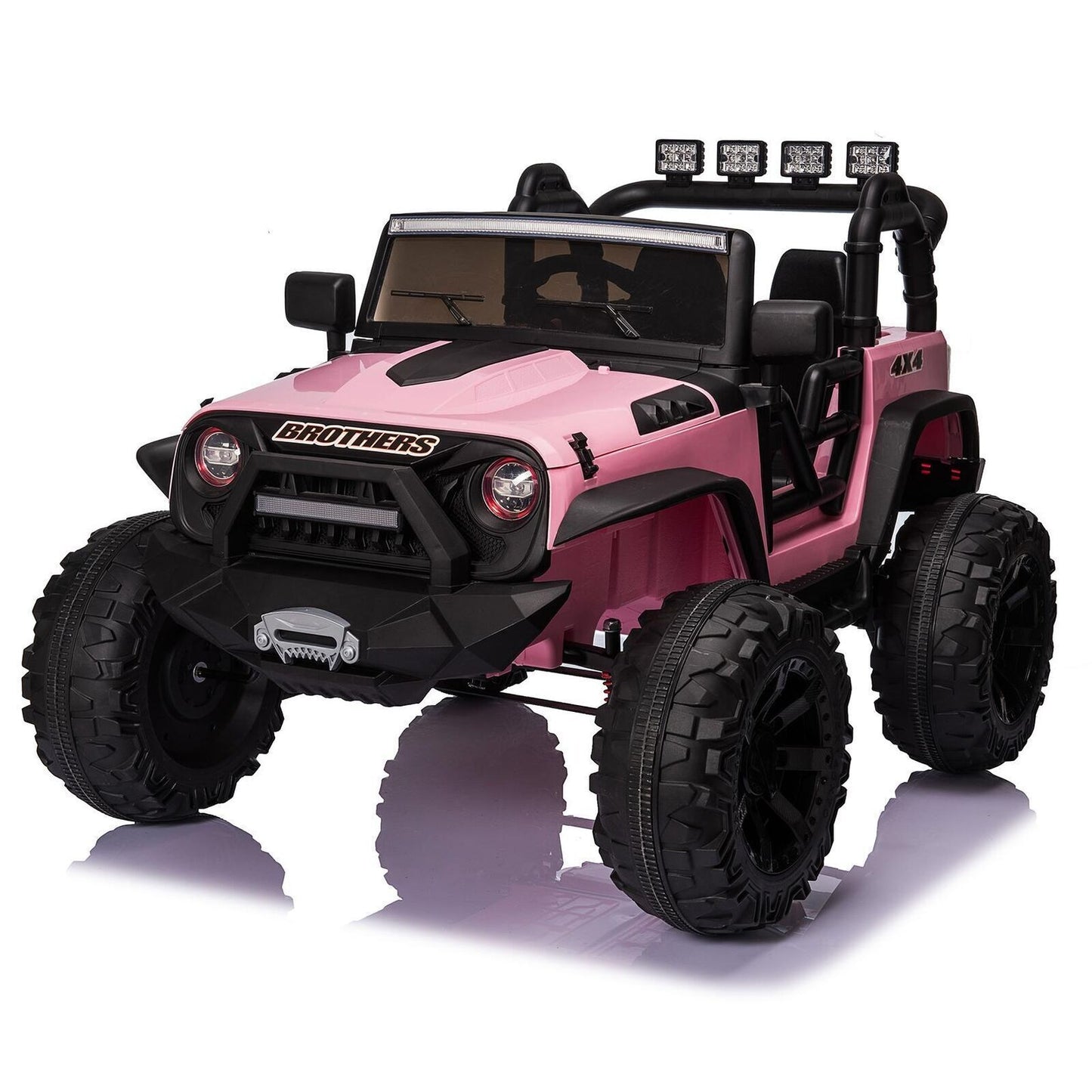 400W 24V Ride-On Truck for Kids with Remote Control and Seat Belts