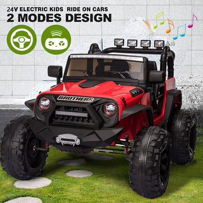 Electric JEEP Ride-On Truck for Kids with Remote Control and 2x200W Motors - Brand New!