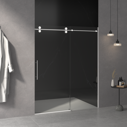 56"-60"W x 76"H Frameless Shower Door