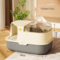 Enclosed Splash-Proof Cat Litter Box