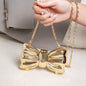 Metallic Mini Lipstick Bag, Girl Chain Butterfly Dinner Purse, Evening Purse, Evening Bags for Women Formal
