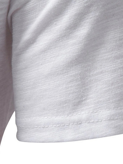 Men's Button Detail Short Sleeve Top