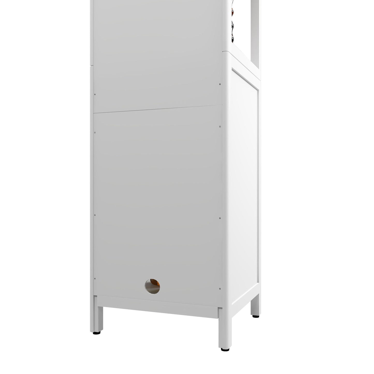 Storage Cabinet With Tall Tower, Multifunctional For Bathroom
