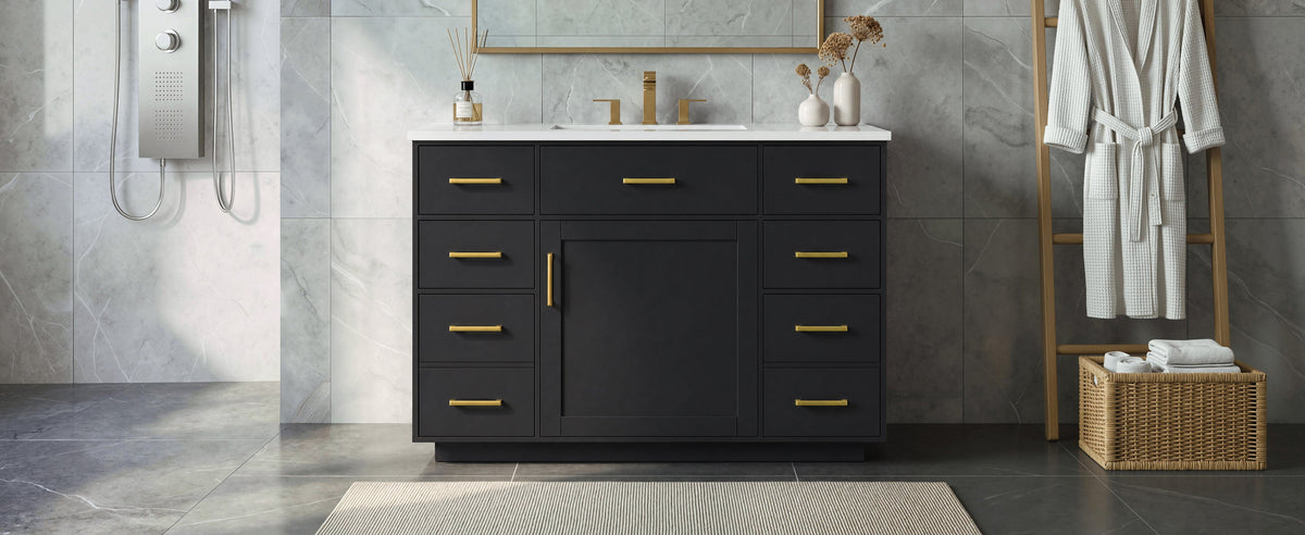 48" Bathroom Vanity with Sink Top