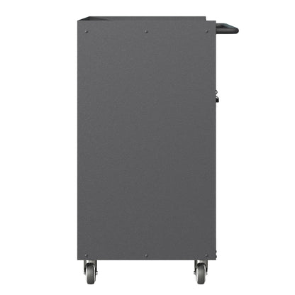 Sturdy Metal Tool Storage Cabinet With Wheels Durable Garage, Office & Home Organizer Steel