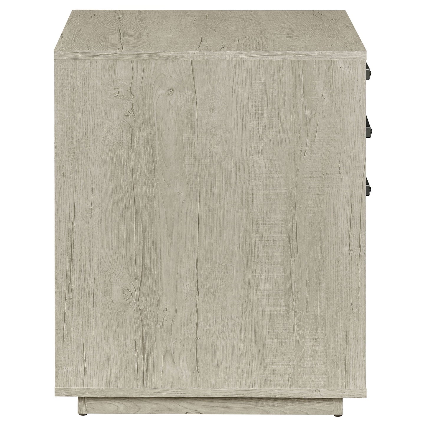 Loomis - 3 Drawer Home Office File Cabinet - White / Gray