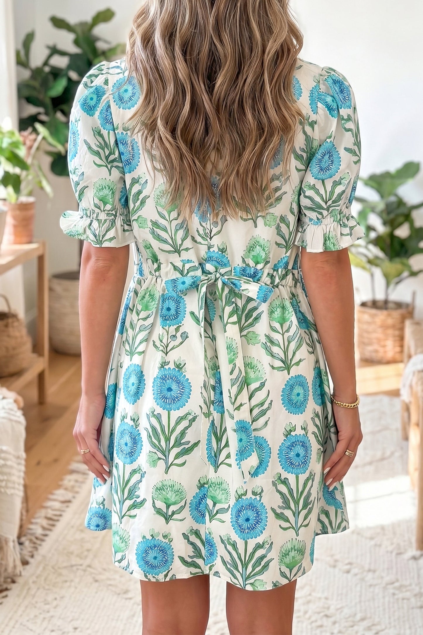 Dulce Frilly Short Sleeve Dress