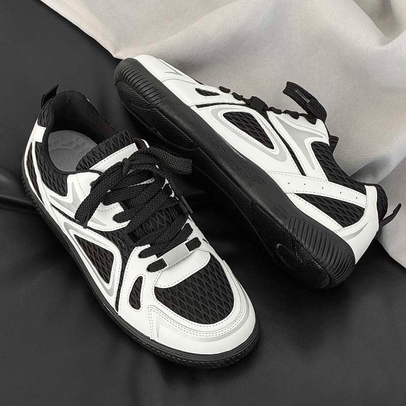 Men's 2026 Summer Trendy German Trainer Sneakers, Breathable Mesh Thick Sole Anti-slip Casual Student Footwear