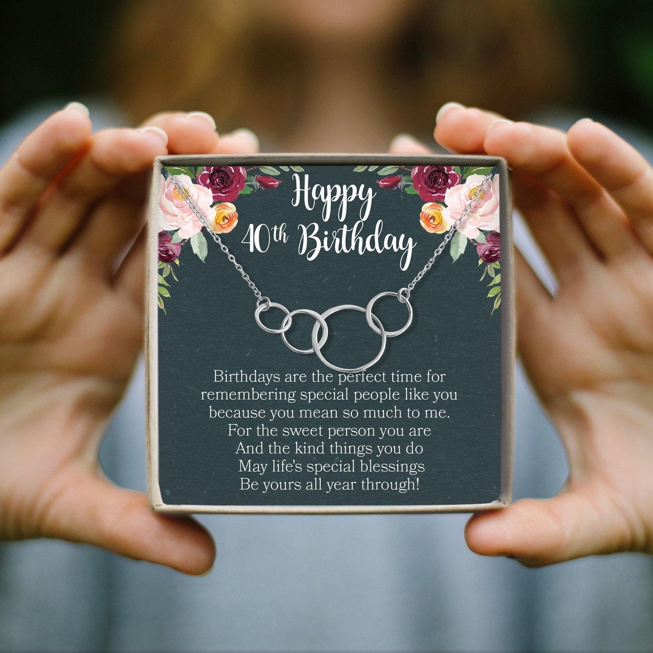 40th Birthday Necklace