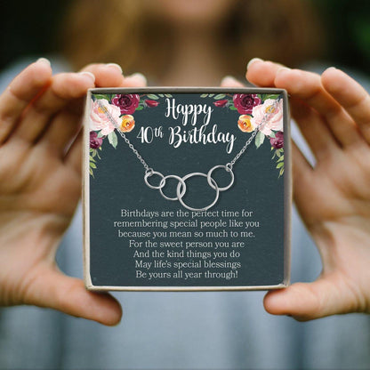 40th Birthday Necklace