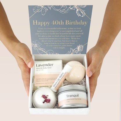 40th Birthday Spa Gift Box