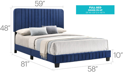 Channel Tufted Bed