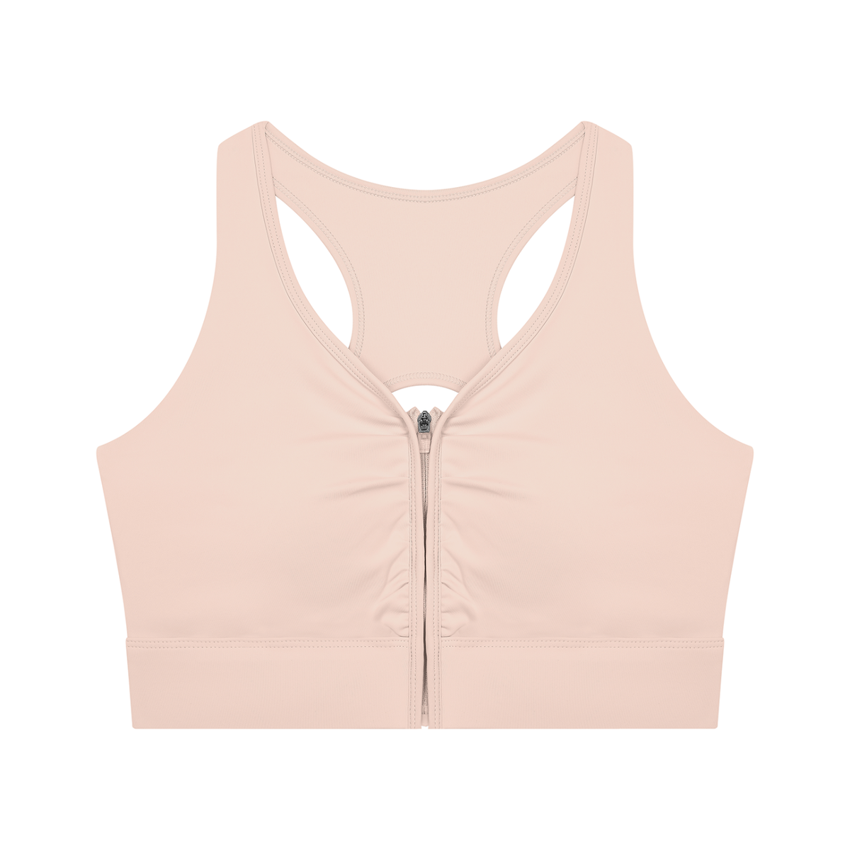 Loki & Ivy Women’s Cropped Zip Yoga Sports Bra