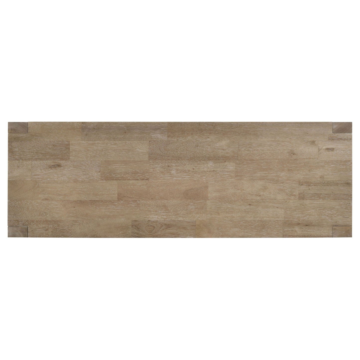 Malvika - Trestle Base Dining Bench - Brown