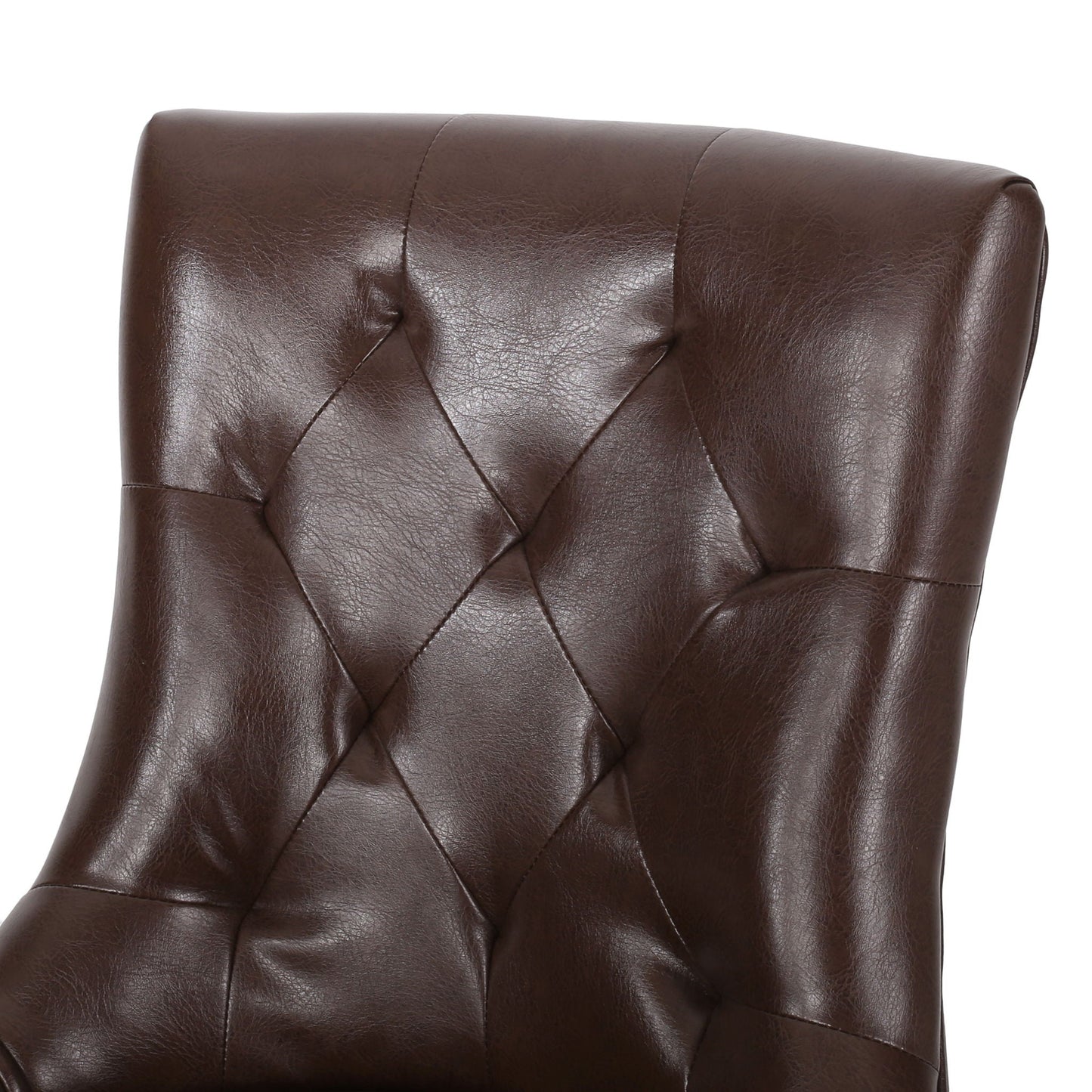 Cheney Contemporary Dining Chair Tufted Upholstery (Set of 2)