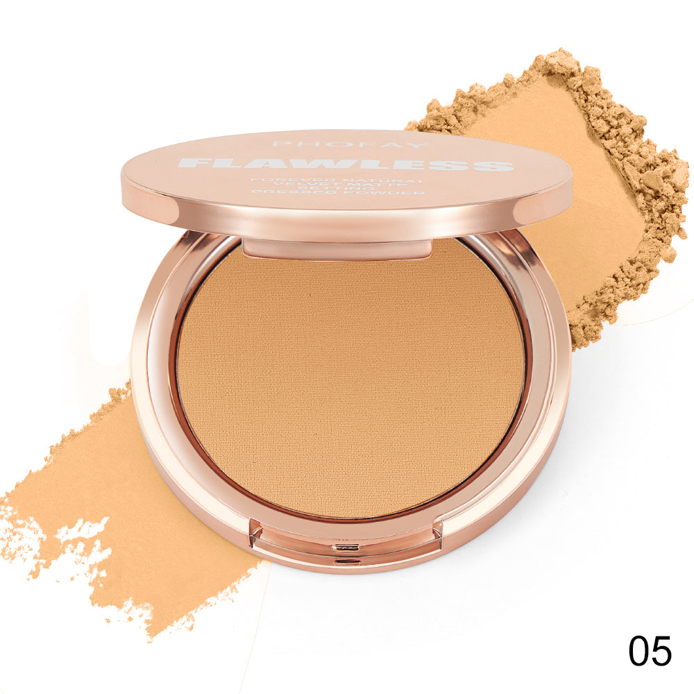 PHOFAY Matte Setting Pressed Powder