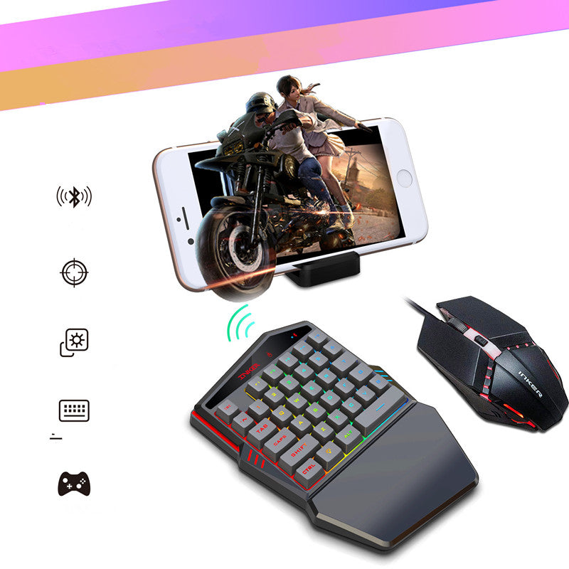 One-handed keyboard