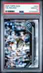 Graded 2025 Topps Now Cal Raleigh #604 49th HR Sets New MLB Single Season Record For Catcher Baseball Card PSA 10 Gem Mint