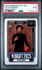Graded 2025 Panini Instant Dylan Harper #2 Draft Night Rookie RC Basketball Card PSA 9 Mint