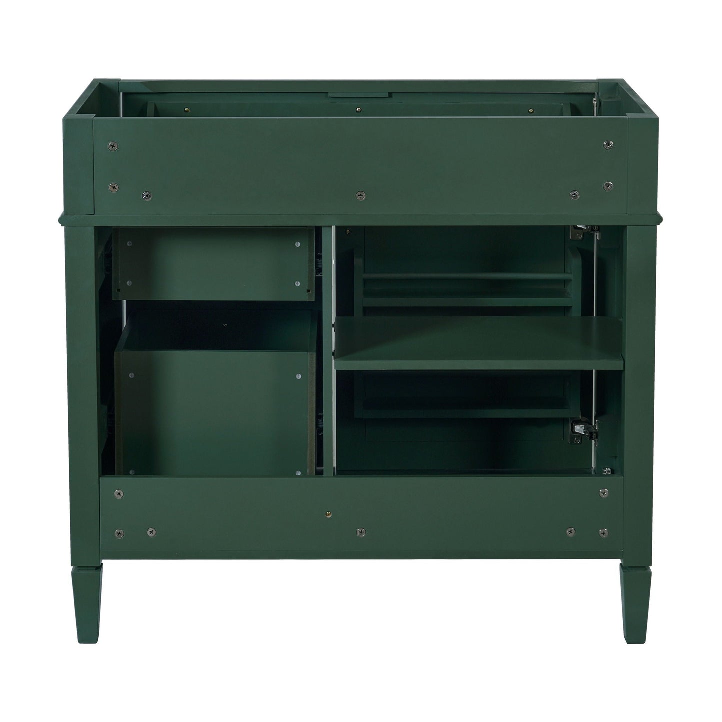 Bathroom Vanity With 2 Drawers And Tip-Out Drawer, Storage Cabinet