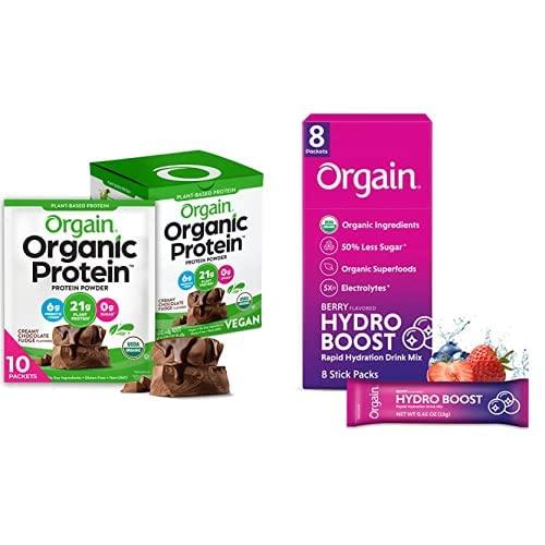 Organic Vegan Protein Powder, (Packaging May Vary)