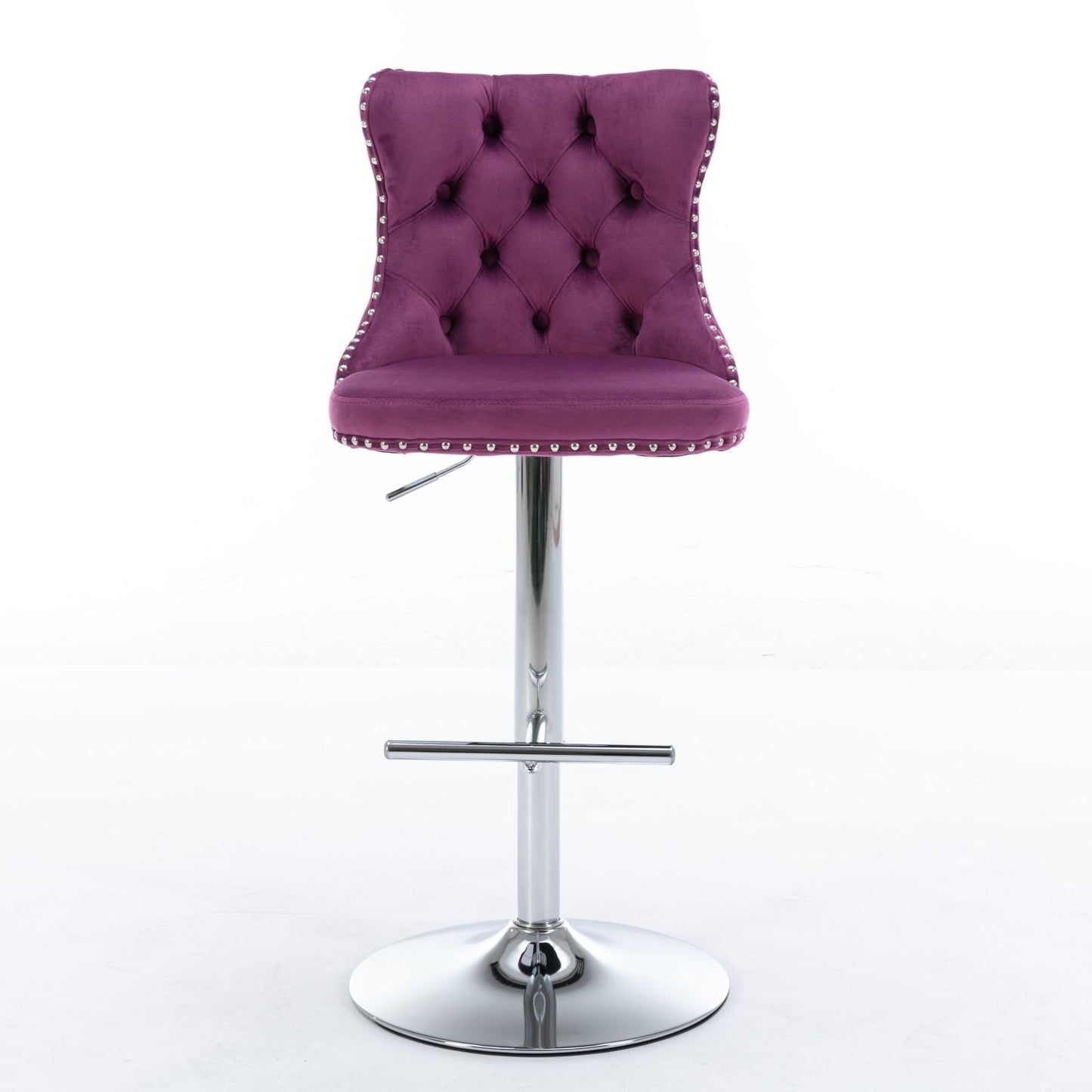 Swivel Adjustable Height Barstools Set of 2
