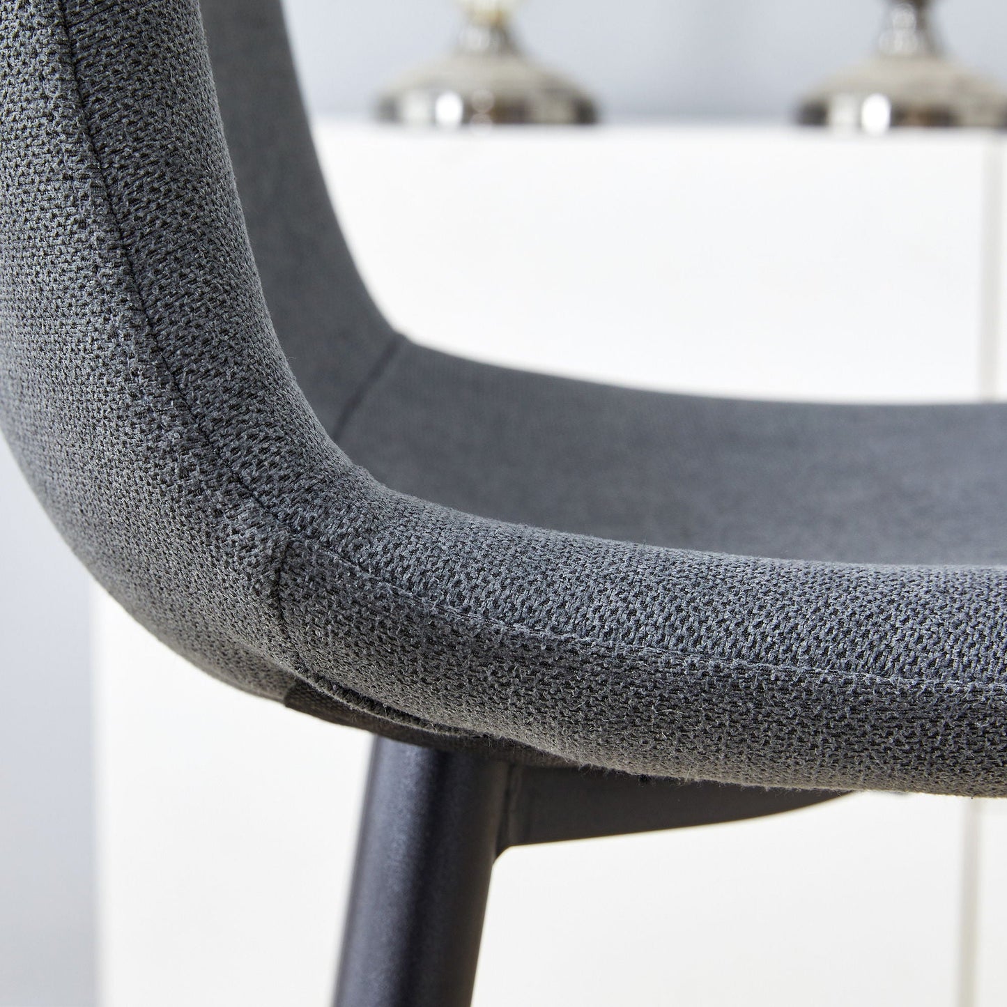 Modern Bar Chair Rounded Backrest (Set of 2)
