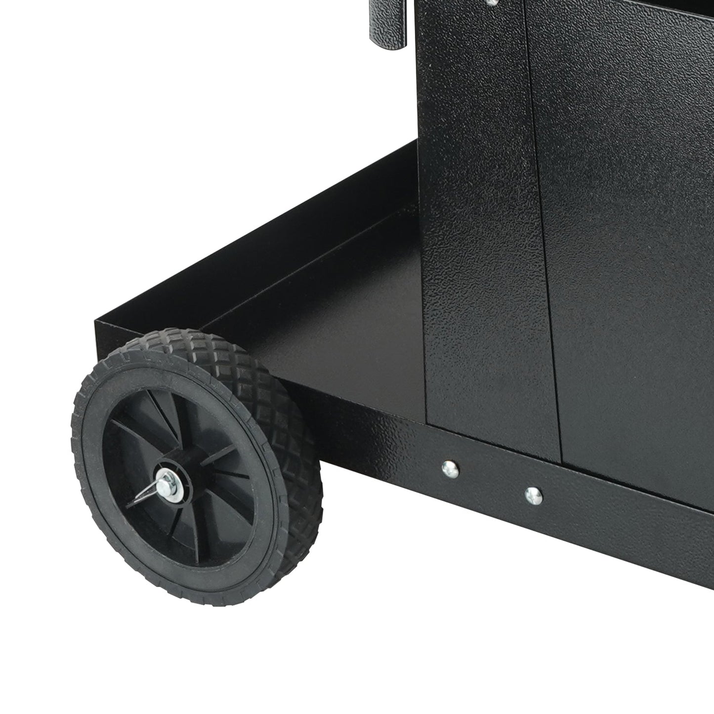 Welding Cart, 2-Tier Heavy Duty Welder Cart with Lockable Cabinet